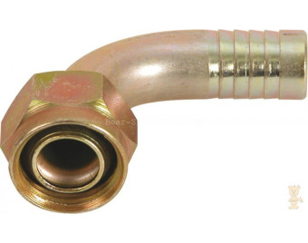 Rohrkrümmer mit Mutter 90° Rohrkrümmer mit Mutter 90°